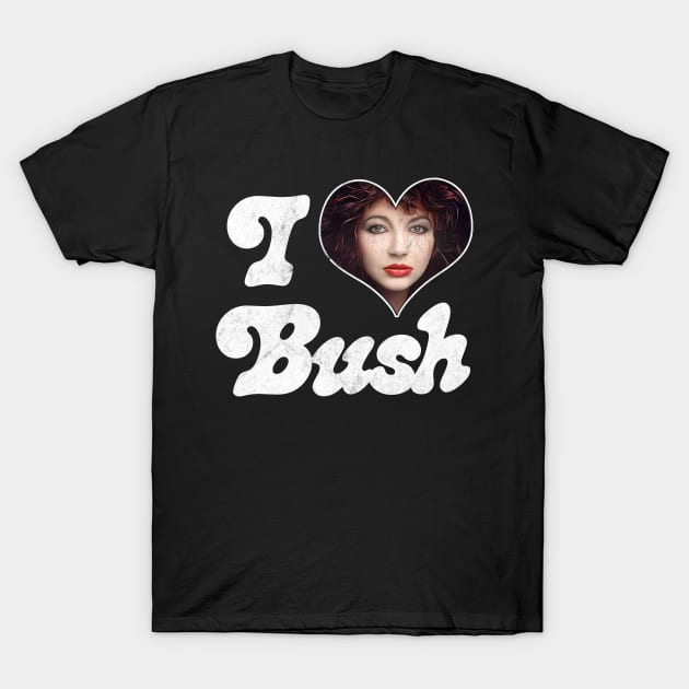 Vintage Style Kate Bush Fan Art T-Shirt by DankFutura